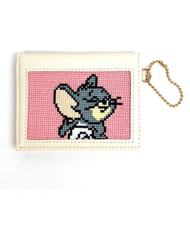 トムとジェリー タフィー パスケース ピクセル PI 定期入れ ピンク