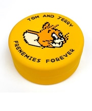 トムとジェリー ジェリー シリコンポーチ ピクセル YE 小物入れ イエロー