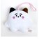 シナぷしゅ ねこぷしゅ 鳴き笛マスコット ぬいぐるみ ベビー キッズ ホワイト