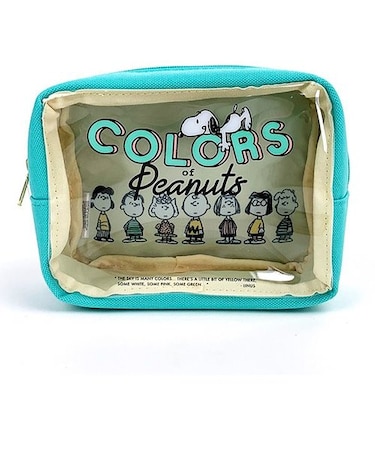 スヌーピー ポーチ A グリーン Colors of Peanuts 小物入れ