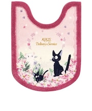 スタジオジブリ 魔女の宅急便 ジジ ロングトイレマット<1>PK トワイライトジジ マット ピンク 日本製