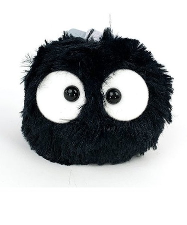 スタジオジブリ まっくろくろすけ ぬいぐるみバッチクロスケ  ブラック