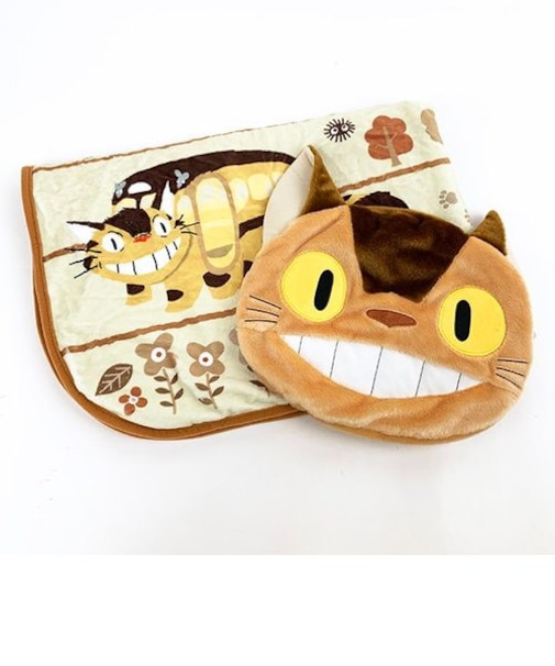 スタジオジブリ となりのトトロ まっくろくろすけ クッションブランケット お散歩