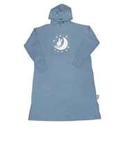 ミッフィー リラックスパーカーワンピ スエットワンピース つき ブルー