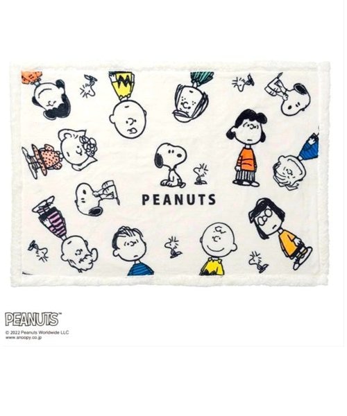 スヌーピー PEANUTS ひざ掛け ピンク ブランケット 西川｜パーフェクトワールドの通販｜&mall（アンドモール）三井ショッピングパーク公式通販