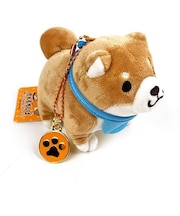 忠犬もちしば ぬいぐるみ ボールチェーン もなか マスコット キーホルダー イヌ