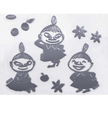 ムーミン リトルミィ エンブレムステッカー ラージ スナフキン