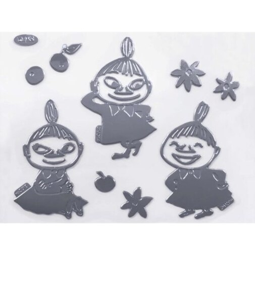 ムーミン リトルミィ エンブレムステッカー ラージ スナフキン