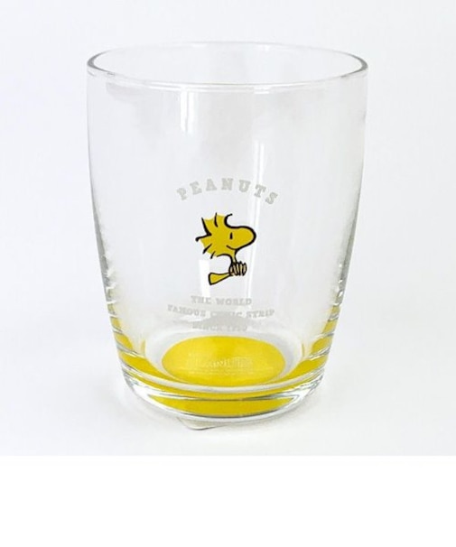 ウッドストック シングルポイント ボトムカラーグラス S イエロー タンブラー コップ ランチ