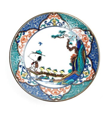 スヌーピー 豆皿 山水 九谷焼 小皿 豆皿 ランチ ギフト