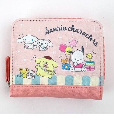 サンリオ サンリオキャラクターズ 折り財布 ウォレット ピンク