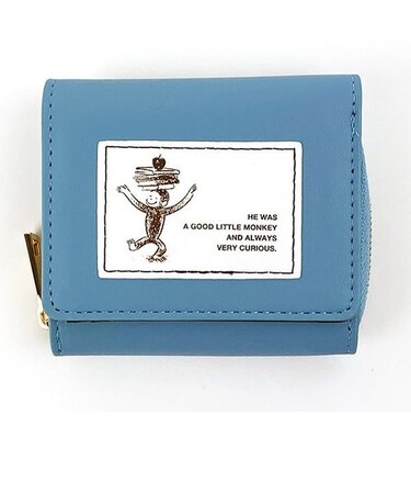 おさるのジョージ COLOR×COLOR ウォレット BL 財布 コンパクト財布