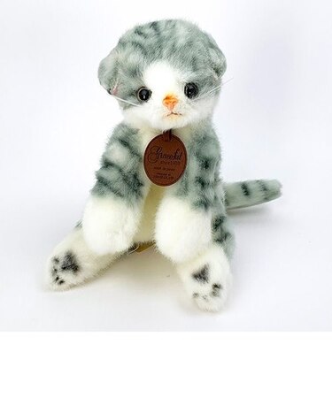 スコティッシュ座りぬいぐるみ グレー グレイフル インテリア用品 日本製 　 　