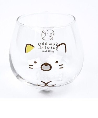 すみっコぐらし ねこ ゆらゆらタンブラー グラス コップ 320ml 日本製 クリア