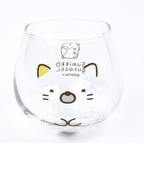 すみっコぐらし ねこ ゆらゆらタンブラー グラス コップ 320ml 日本製 クリア