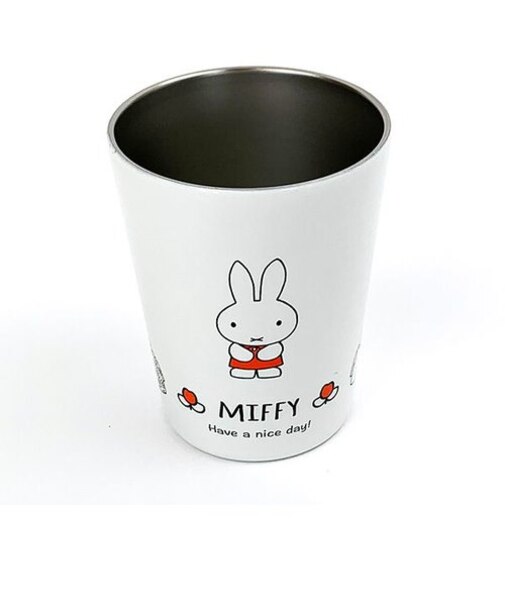 ミッフィー 真空断熱ステンレスタンブラーS コップ 保温保冷 ホワイト