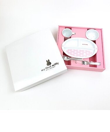 ミッフィー こども食器セット ピンク my first miffy ギフト ベビー