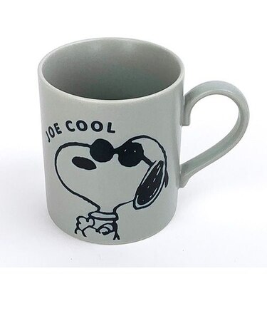 スヌーピー ジョークール PEANUTS ONE'S 撥水マグ マグカップ グレー 日本製