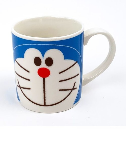 ドラえもん フェイスアップ マグ マグカップ コップ 食器 日本製 ブルー