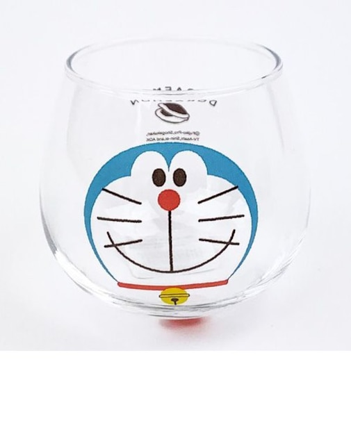 ドラえもん ゆらゆらタンブラー フェイス グラス コップ 320ml 日本製 クリア