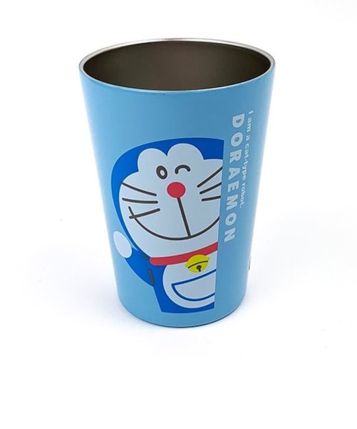 ドラえもん 真空断熱ステンレスタンブラーM コップ 食器 保温保冷 400ml ブルー