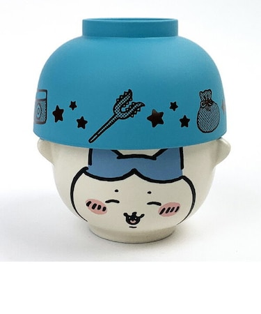 ちいかわ ハチワレ 汁椀茶碗セット 食器 ギフト 日本製 ブルー