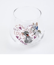 トムとジェリー トム＆トゥードルス ゆらゆらグラス LOVE ガラスコップ