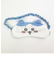 ちいかわ ハチワレ アイマスク ふわふわワッペン リラックス ブルー