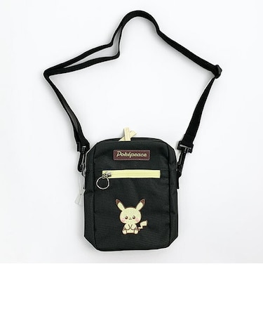 ポケモン ピカチュウ ショルダーバッグ バッグ カバン ブラック 