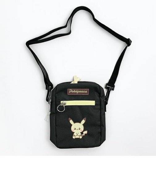 ポケモン ピカチュウ ショルダーバッグ バッグ カバン ブラック ポケピース