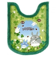 となりのトトロ トトロ ロングトイレマット＜1＞ＧＲ アオゾラドングリ マット グリーン  日本製