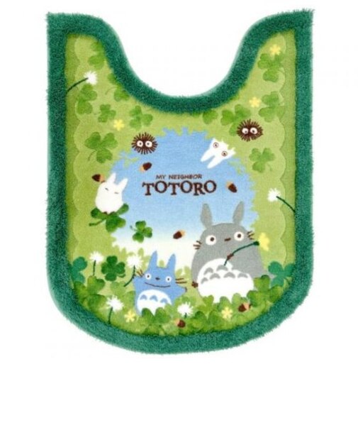 となりのトトロ トトロ ロングトイレマット＜1＞ＧＲ アオゾラドングリ マット グリーン  日本製