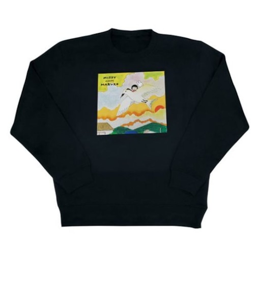ミッフィー miffy MIFFY MEETS MARUKO トレーナーアジサシNVM スウェット ネイビー M