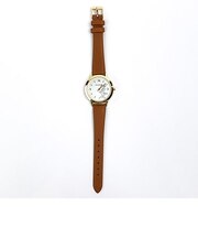 トムとジェリー レザーモデル 腕時計 ブラウン日本製