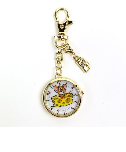 トムとジェリー チャーム付きモデル ホルダー時計 イエローゴールド日本製