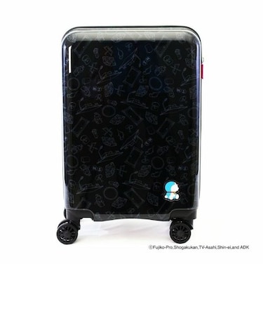 ドラえもん  スーツケース ひみつ道具 ブラック キャリーケース 旅行  35L 機内持ち込み可 キャリーバッグ