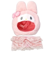 サンリオ マイメロディ プラッシュコスチューマー レースケープ ぬいぐるみ用コスチューム ピンク Mサイズ