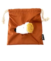 スヌーピー アンディ ボアフェイス巾着 巾着袋 小物入れ ブラウン