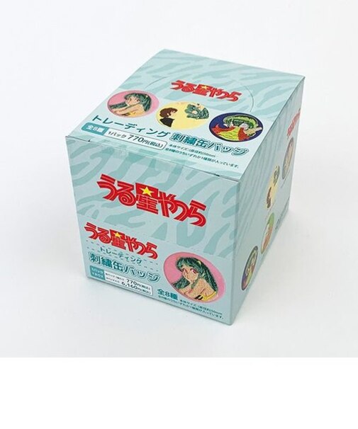 うる星やつらトレーディング刺繍缶バッジ　BOX 　 台湾製 　