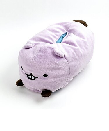 げっし～ず ビーバー ティッシュケース インテリア パープル