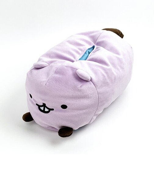 げっし～ず ビーバー ティッシュケース インテリア パープル