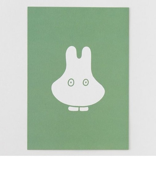 ミッフィー miffy ポストカード（obake） GREEN FLASH