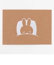 ミッフィー miffy ポストカード（sleep） GREEN FLASH