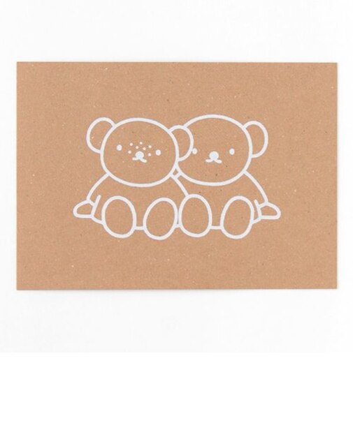 ミッフィー miffy ポストカード（with） GREEN FLASH