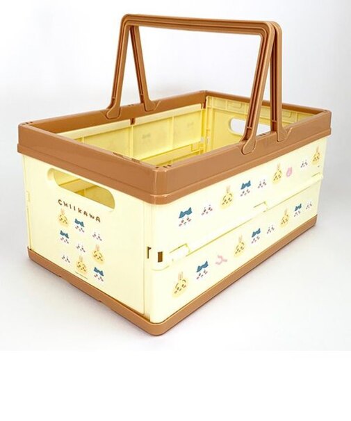 ちいかわ 折りたたみバスケット 小物入れ 収納 インテリア お片付け