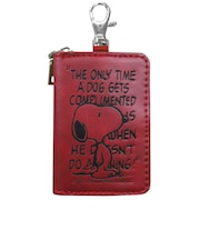 スヌーピー スマートキーケース レッド