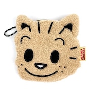 オサムグッズ フェイスポーチ キャット 小物入れ ベージュ