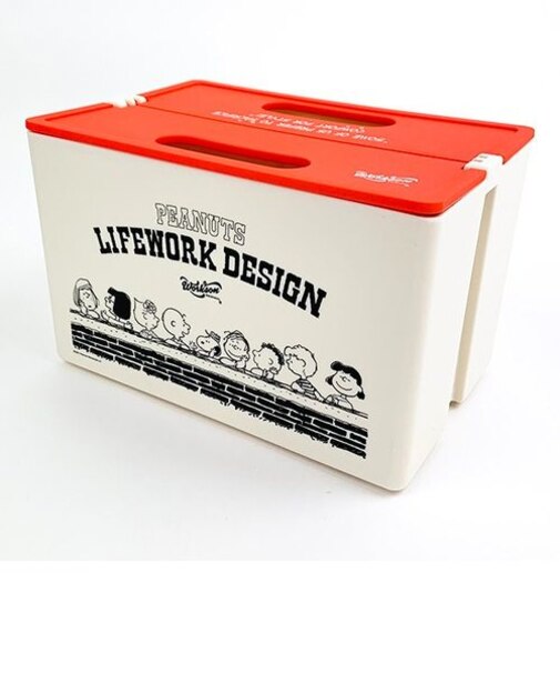 スヌーピー WSP TOOL BOX(KARUKON) アイボリー ツールボックス ボックス 収納 DIY アウトドア