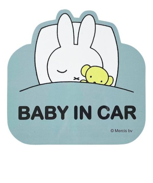 ミッフィー マグネットカーサイン BABY カー用品 赤ちゃん ベビー