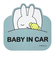 ミッフィー マグネットカーサイン BABY カー用品 赤ちゃん ベビー